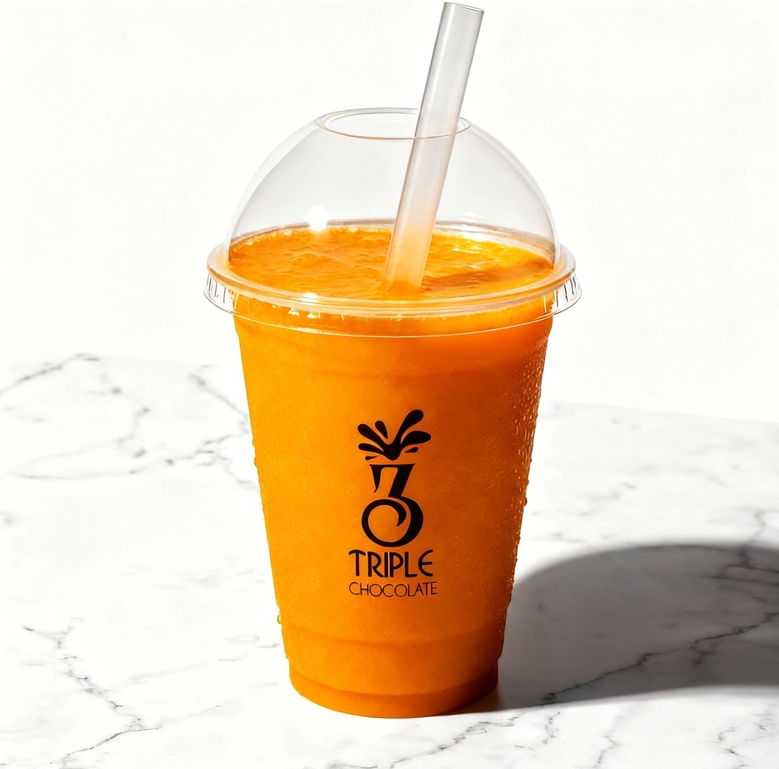 Thick mango smoothie